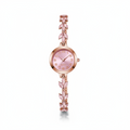 Roségold Kristall Armbanduhr für Damen